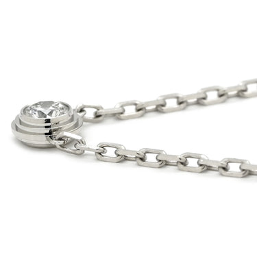 カルティエ Cartier ダムール SM B7215900 ホワイトゴールド K18WG ダイヤモンド ネックレス ダイヤモンド 18K Au750 WG