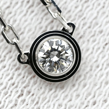 カルティエ Cartier ダムール SM B7215900 ホワイトゴールド K18WG ダイヤモンド ネックレス ダイヤモンド 18K Au750 WG