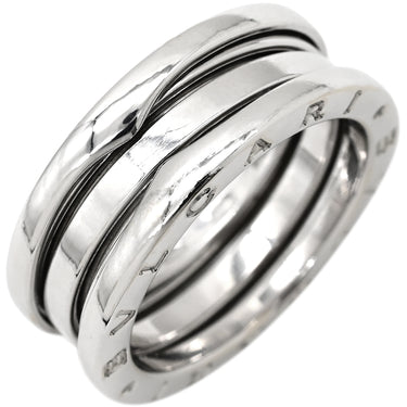 ブルガリ BVLGARI ビーゼロワン B-zero1 2バンドリング ホワイトゴールド K18WG #56(JP16) リング 指輪 750 18金 WG 15号