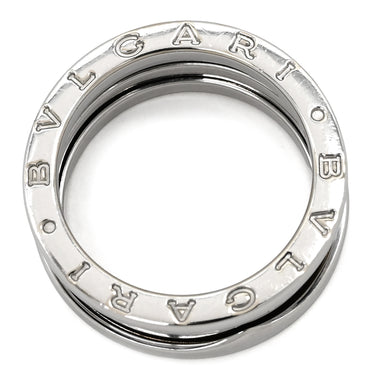 ブルガリ BVLGARI ビーゼロワン B-zero1 2バンドリング ホワイトゴールド K18WG #56(JP16) リング 指輪 750 18金 WG 15号