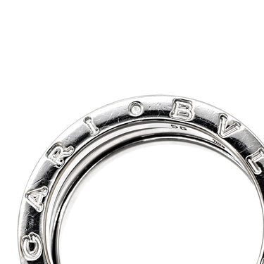 ブルガリ BVLGARI ビーゼロワン B-zero1 2バンドリング ホワイトゴールド K18WG #56(JP16) リング 指輪 750 18金 WG 15号