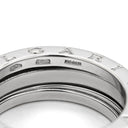 ブルガリ BVLGARI ビーゼロワン B-zero1 2バンドリング ホワイトゴールド K18WG #56(JP16) リング 指輪 750 18金 WG 15号