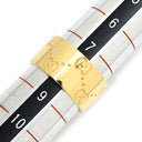 グッチ GUCCI アイコン ワイド イエローゴールド K18YG #8 リング 指輪 K18YG Au750 18K 18金 ICON GGロゴ 幅広 太め ボリューム 7.5号