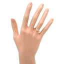 ティファニー Tiffany & Co セッティング ダイヤリング イエローゴールド×プラチナシルバー K18YG Pt950 ダイヤモンド リング 指輪 T＆Co. 一粒 1P 立爪 0.45ct 18K 750 YG プラチナ950 10号