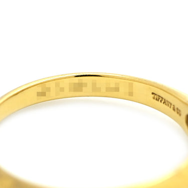 ティファニー Tiffany & Co セッティング ダイヤリング イエローゴールド×プラチナシルバー K18YG Pt950 ダイヤモンド リング 指輪 T＆Co. 一粒 1P 立爪 0.45ct 18K 750 YG プラチナ950 10号