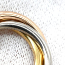 カルティエ Cartier トリニティ ダイヤ ペンダント イエローゴールド×ピンクゴールド×ホワイトゴールド K18PG K18YG K18WG ダイヤモンド ネックレス 3カラー 18金 750 5Pダイヤ