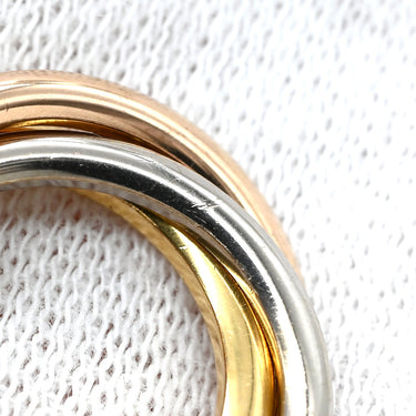 カルティエ Cartier トリニティ ダイヤ ペンダント イエローゴールド×ピンクゴールド×ホワイトゴールド K18PG K18YG K18WG ダイヤモンド ネックレス 3カラー 18金 750 5Pダイヤ