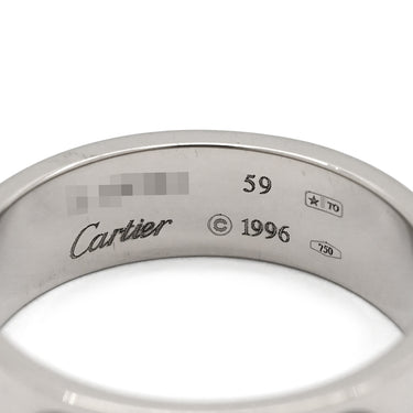 カルティエ Cartier LOVE ラブリング B4084700 ホワイトゴールド K18WG #59(JP19) リング 指輪 750 18K WG クラシックモデル 18号