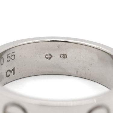 カルティエ Cartier LOVE ラブリング B4084700 ホワイトゴールド K18WG #55(JP15) リング 指輪 750 18K WG クラシックモデル 14.5号
