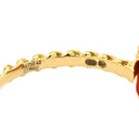 ブシュロン BOUCHERON セルパンボエム JRG02913 レッド×イエローゴールド K18YG カーネリアン #48 リング 指輪 Au750 18K カーネリアン ペアシェイプ 7.5号