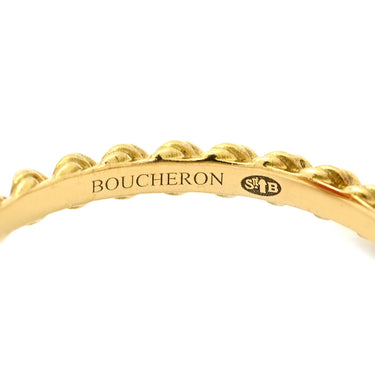 ブシュロン BOUCHERON セルパンボエム JRG02913 レッド×イエローゴールド K18YG カーネリアン #48 リング 指輪 Au750 18K カーネリアン ペアシェイプ 7.5号