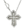 ダミアーニ DAMIANI ベルエポック クラウン S 20089078 ホワイトゴールド K18WG ダイヤモンド ネックレス 750 18金 WG クロス 十字架