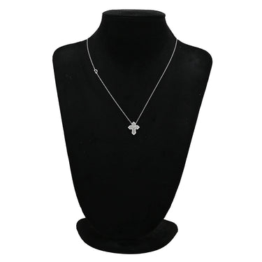 ダミアーニ DAMIANI ベルエポック クラウン S 20089078 ホワイトゴールド K18WG ダイヤモンド ネックレス 750 18金 WG クロス 十字架
