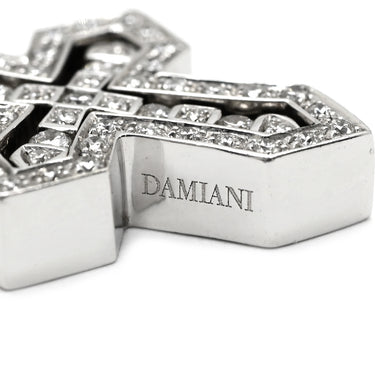 ダミアーニ DAMIANI ベルエポック クラウン S 20089078 ホワイトゴールド K18WG ダイヤモンド ネックレス 750 18金 WG クロス 十字架