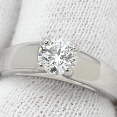 ブルガリ BVLGARI マリーミー ソリテール ダイヤ プラチナシルバー Pt950 ダイヤモンド リング 指輪 プラチナ Pt950 1粒 1石 0.56ct 11.5号