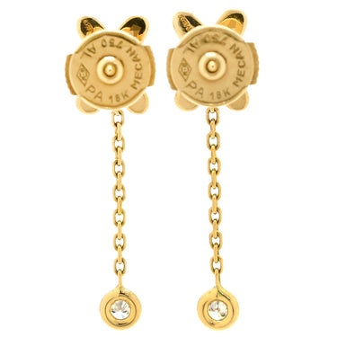 ショーメ CHAUMET ジュ ドゥ リアン ダイヤモンド 082227 イエローゴールド K18YG ダイヤモンド ピアス Au750 18K 18金 ドロップ スイング