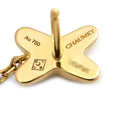 ショーメ CHAUMET ジュ ドゥ リアン ダイヤモンド 082227 イエローゴールド K18YG ダイヤモンド ピアス Au750 18K 18金 ドロップ スイング