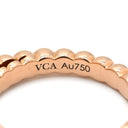 ヴァンクリーフアーペル Van Cleef & Arpels ペルレ ソリティア ダイヤ VCARO1WI00 ローズゴールド K18PG #48 リング 指輪 Au750 18K ピンクゴールド PG 7.5号