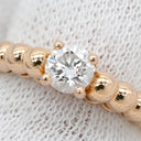 ヴァンクリーフアーペル Van Cleef & Arpels ペルレ ソリティア ダイヤ VCARO1WI00 ローズゴールド K18PG #48 リング 指輪 Au750 18K ピンクゴールド PG 7.5号