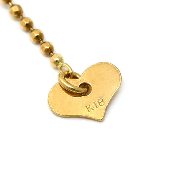 ノンブランド NON BRAND ルビー 0.60ct ダイヤモンド デザインペンダント レッド×イエローゴールド K18YG ルビー ダイヤモンド ネックレス 赤 レッド 18K 750 YG 王冠 ハート ラウンドミックスカット