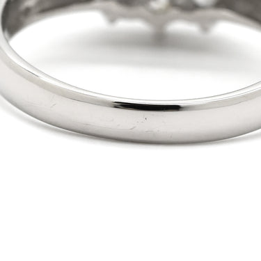 ノンブランド NON BRAND ダイヤモンド 1.00ct フラワーモチーフ プラチナシルバー Pt900 ダイヤモンド リング 指輪 プラチナ Pt900 9P 9石 9粒 12号