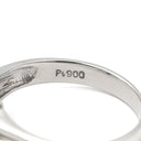 ノンブランド NON BRAND ダイヤモンド 1.00ct フラワーモチーフ プラチナシルバー Pt900 ダイヤモンド リング 指輪 プラチナ Pt900 9P 9石 9粒 12号