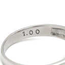 ノンブランド NON BRAND ダイヤモンド 1.00ct フラワーモチーフ プラチナシルバー Pt900 ダイヤモンド リング 指輪 プラチナ Pt900 9P 9石 9粒 12号