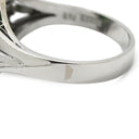 ノンブランド NON BRAND ヒスイ 7.72ct ダイヤモンド グリーン×プラチナシルバー Pt850 ヒスイ ダイヤモンド リング 指輪 緑 グリーン 翡翠 ひすい 1石 1粒 ジェイダイト オーバルカボション 17号