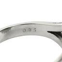 ノンブランド NON BRAND ヒスイ 7.72ct ダイヤモンド グリーン×プラチナシルバー Pt850 ヒスイ ダイヤモンド リング 指輪 緑 グリーン 翡翠 ひすい 1石 1粒 ジェイダイト オーバルカボション 17号