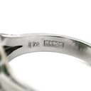 ノンブランド NON BRAND ヒスイ 7.72ct ダイヤモンド グリーン×プラチナシルバー Pt850 ヒスイ ダイヤモンド リング 指輪 緑 グリーン 翡翠 ひすい 1石 1粒 ジェイダイト オーバルカボション 17号