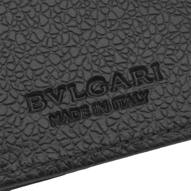ブルガリ BVLGARI ミレリゲ 6連 キーケース 25559 ブラック キャンバス レザー コーティッドヘリテージキャンバス キーケース シルバー金具 黒 6本
