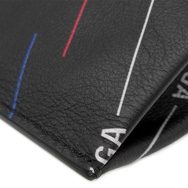 バレンシアガ BALENCIAGA ロゴ トート 541908 ブラック×マルチカラー レザー トートバッグ 黒 クラッチ 大容量 オールレザー ポーチ付き