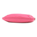 ロンシャン LONGCHAMP メタルロゴ ピンク レザー ショルダーバッグ シルバー金具