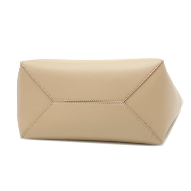 ロエベ LOEWE パズルフォルドトート ミディアム ベージュ×ホワイト レザー トートバッグ ショルダー 肩掛け