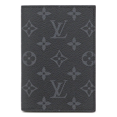 ルイヴィトン LOUIS VUITTON クーヴェルテュール パスポール NM M64501 モノグラムエクリプス レザー モノグラムエクリプスキャンバス パスポートケース 黒