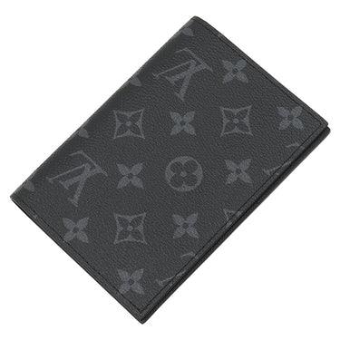 ルイヴィトン LOUIS VUITTON クーヴェルテュール パスポール NM M64501 モノグラムエクリプス レザー モノグラムエクリプスキャンバス パスポートケース 黒