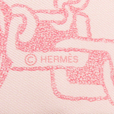 エルメス HERMES ツイリー H064367S ローズナークル×レッド×イエロー シルク スカーフ 新品 未使用 【ブックル エ マイヨン】