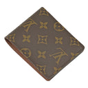 ルイヴィトン LOUIS VUITTON ポルトフォイユ ミュルティプル M60895 モノグラム モノグラムキャンバス 二つ折り財布 茶 札入れ