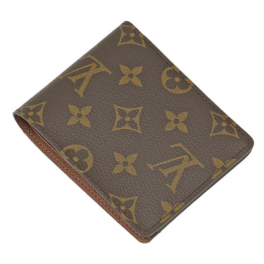 ルイヴィトン LOUIS VUITTON ポルトフォイユ ミュルティプル M60895 モノグラム モノグラムキャンバス 二つ折り財布 茶 札入れ