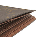 ルイヴィトン LOUIS VUITTON ポルトフォイユ ミュルティプル M60895 モノグラム モノグラムキャンバス 二つ折り財布 茶 札入れ