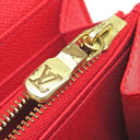 ルイヴィトン LOUIS VUITTON ポルトフォイユ サラ M62236 モノグラム×コクリコ モノグラムキャンバス 二つ折り財布 ゴールド金具 長財布 イニシャル入り