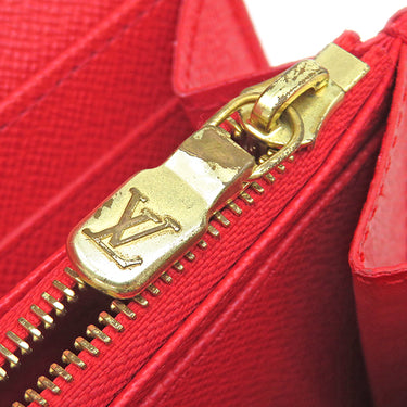 ルイヴィトン LOUIS VUITTON ポルトフォイユ サラ M62236 モノグラム×コクリコ モノグラムキャンバス 二つ折り財布 ゴールド金具 長財布 イニシャル入り