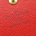 ルイヴィトン LOUIS VUITTON ポルトフォイユ サラ M62236 モノグラム×コクリコ モノグラムキャンバス 二つ折り財布 ゴールド金具 長財布 イニシャル入り