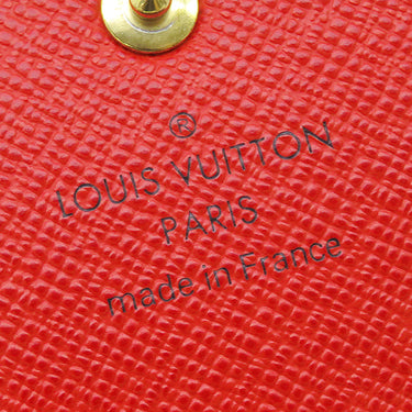 ルイヴィトン LOUIS VUITTON ポルトフォイユ サラ M62236 モノグラム×コクリコ モノグラムキャンバス 二つ折り財布 ゴールド金具 長財布 イニシャル入り