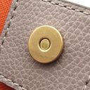 トリーバーチ TORY BURCH ペリー スモール トリプル トート 56249 グレーヘロン レザー 2WAYバッグ ゴールド金具 グレージュ オレンジ