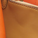 トリーバーチ TORY BURCH ペリー スモール トリプル トート 56249 グレーヘロン レザー 2WAYバッグ ゴールド金具 グレージュ オレンジ