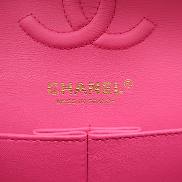 シャネル CHANEL マトラッセ 23 ダブルフラップ A01113 ピンク キャビアスキン ショルダーバッグ ゴールド金具 チェーンショルダー