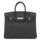 エルメス HERMES バーキン25 ブラック トゴ ハンドバッグ シルバー金具 新品 未使用 黒 2026年製