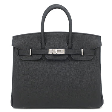 エルメス HERMES バーキン25 ブラック トゴ ハンドバッグ シルバー金具 新品 未使用 黒 2026年製