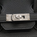エルメス HERMES バーキン25 ブラック トゴ ハンドバッグ シルバー金具 新品 未使用 黒 2026年製